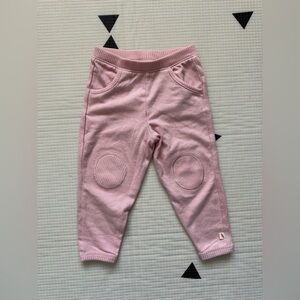 Easy Peasy|Baby girl/toddler Dusty Pink knit Bottoms/joggers•24M,boho essentials